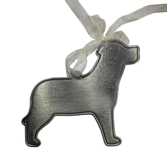 Dog Pewter Ornament Inspirational quote metal doglover gift christmas - Picture 2 of 4